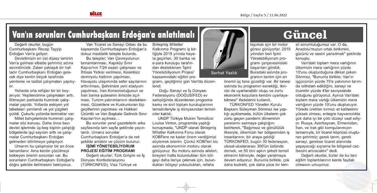 Isimi Yonetebiliyorum Projesi 8 Haziran 2022 Van - 2