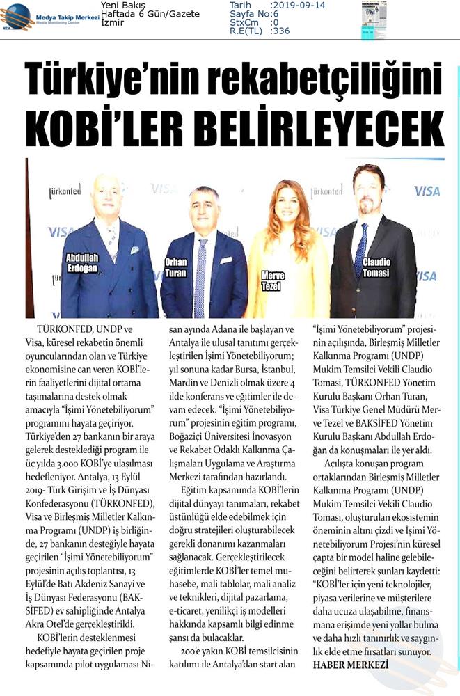 Isimi Yonetebiliyorum Projesi Medya Yansimalari 13 Eylul 2019 Antalya - 9