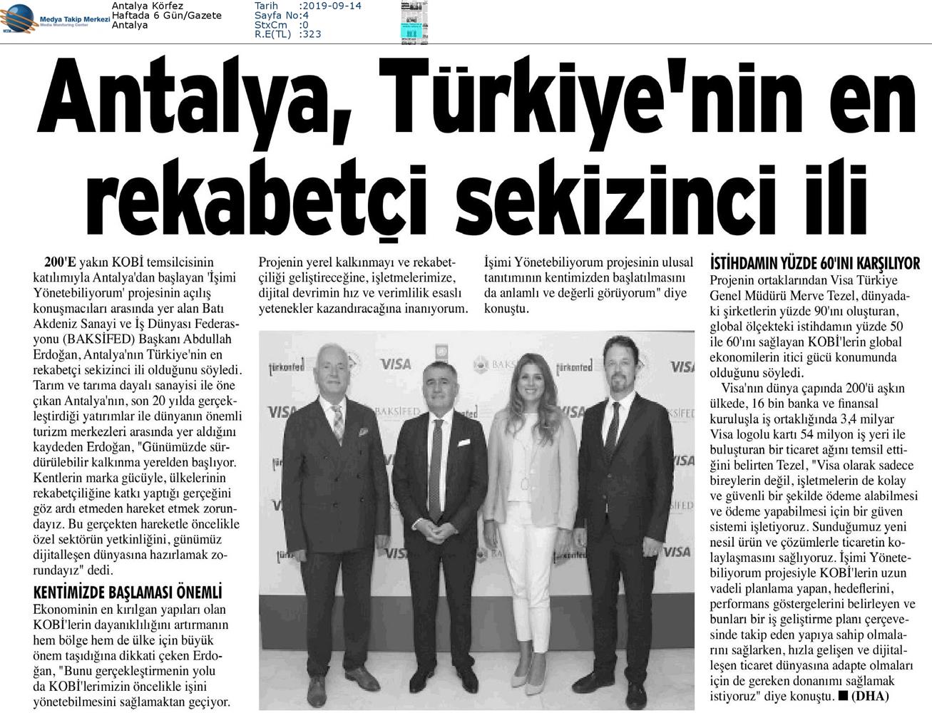Isimi Yonetebiliyorum Projesi Medya Yansimalari 13 Eylul 2019 Antalya - 26