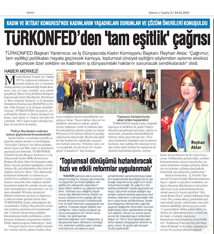Izmir Kadin Kongresi 2 Subat 2023 Izmir - 2