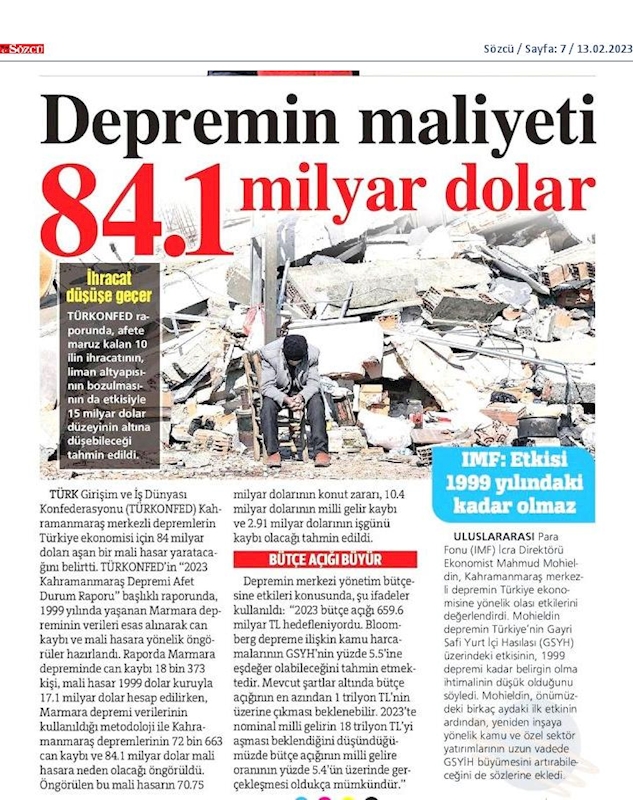 Kahramanmaras Depremi Afet Durum Raporu 13 Subat 2023 - 34