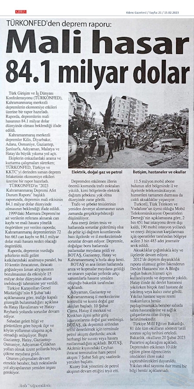 Kahramanmaras Depremi Afet Durum Raporu 13 Subat 2023 - 63