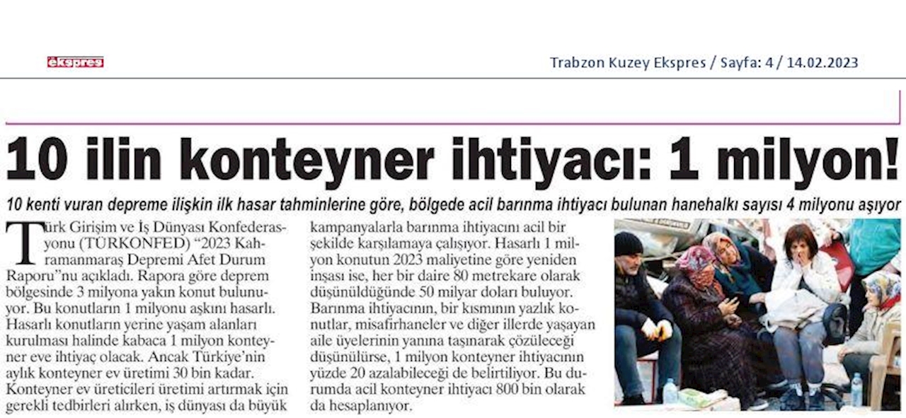 Kahramanmaras Depremi Afet Durum Raporu 13 Subat 2023 - 116