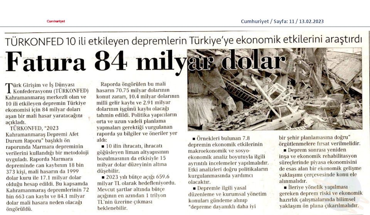 Kahramanmaras Depremi Afet Durum Raporu 13 Subat 2023 - 119