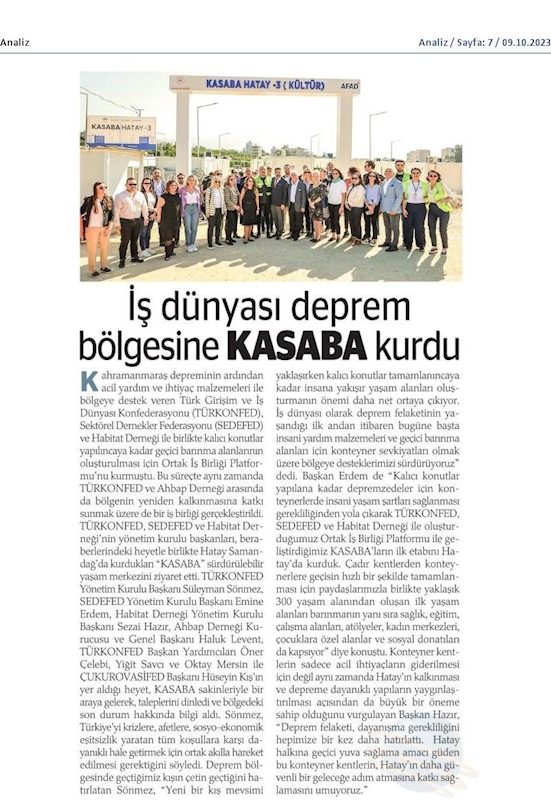 Kasaba Ziyareti 9 Ekim 2023 Hatay - 13