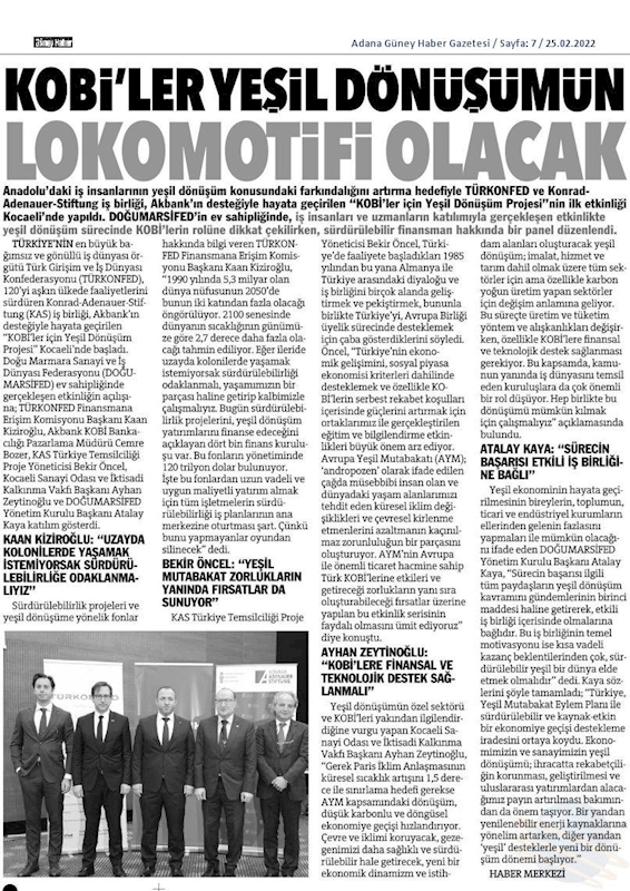 KOBİ'ler Icin Yesil Dönüşüm Projesi 24 Subat 2022 Kocaeli - 10