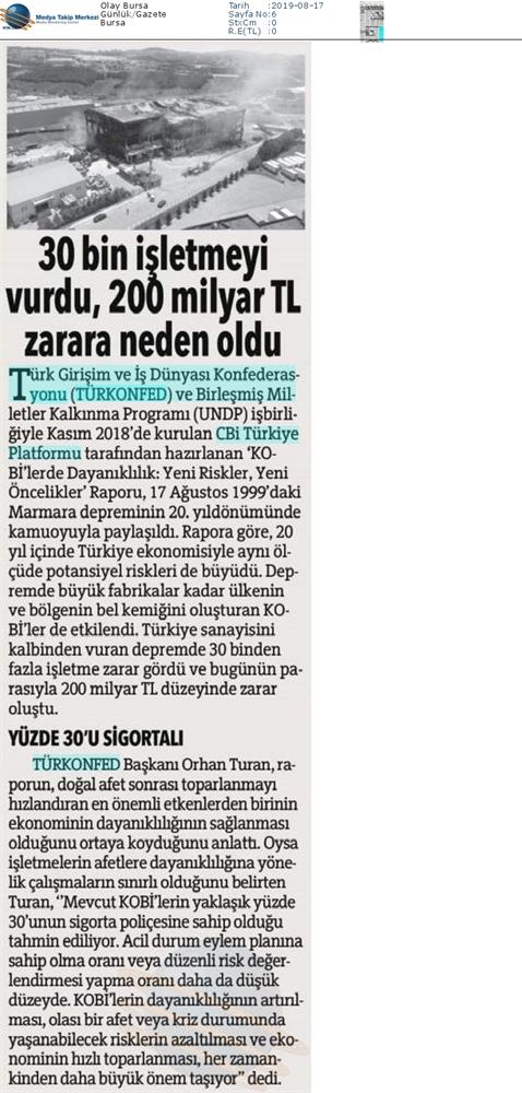 Kobilerde Dayaniklilik Yeni Riskler Yeni Oncelikler Raporu Medya Yansimalari 17 Agustos 2019 - 12