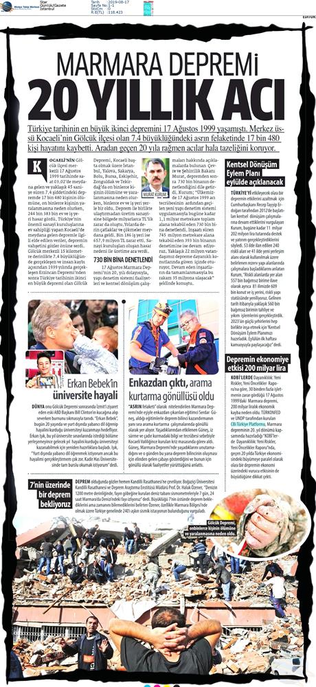 Kobilerde Dayaniklilik Yeni Riskler Yeni Oncelikler Raporu Medya Yansimalari 17 Agustos 2019 - 23