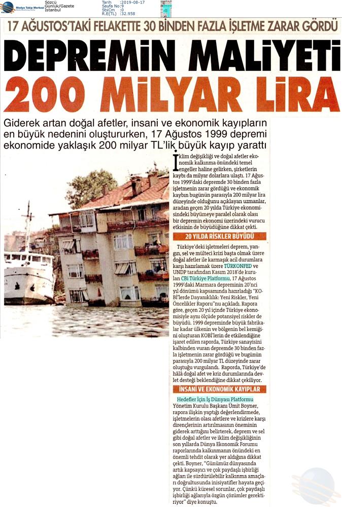 Kobilerde Dayaniklilik Yeni Riskler Yeni Oncelikler Raporu Medya Yansimalari 17 Agustos 2019 - 29
