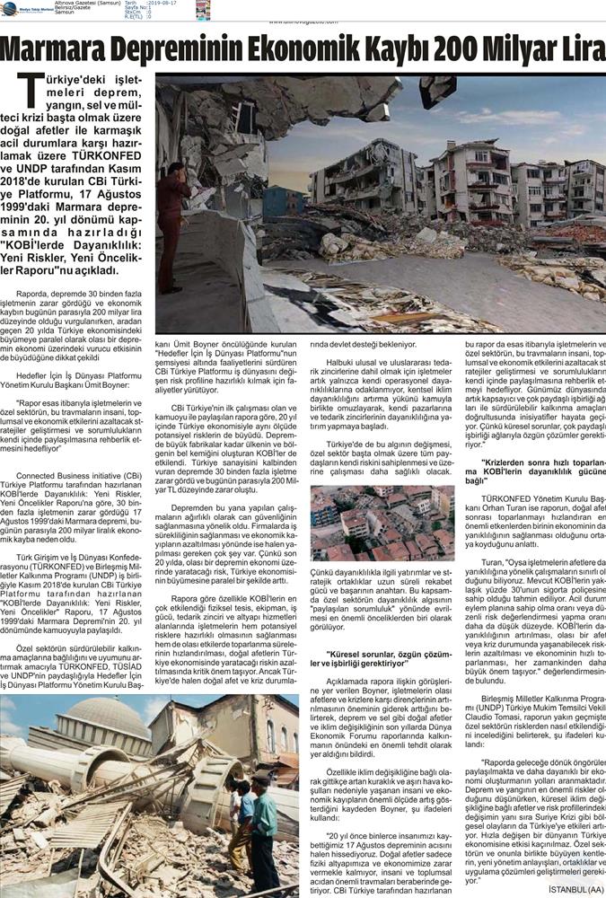 Kobilerde Dayaniklilik Yeni Riskler Yeni Oncelikler Raporu Medya Yansimalari 17 Agustos 2019 - 41