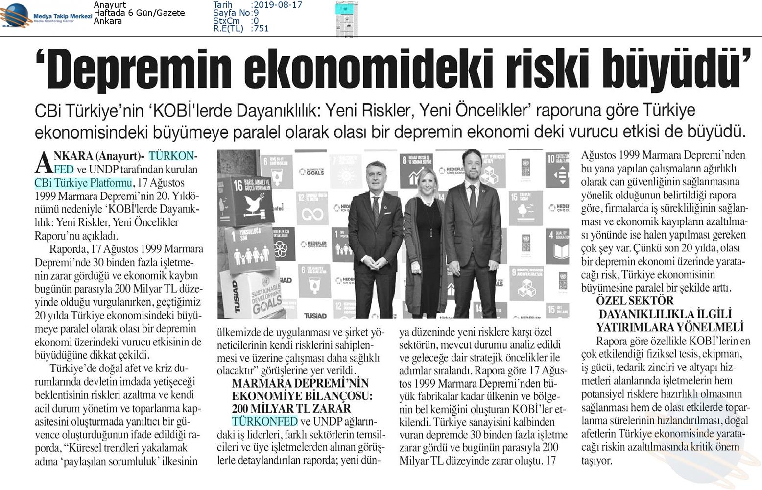 Kobilerde Dayaniklilik Yeni Riskler Yeni Oncelikler Raporu Medya Yansimalari 17 Agustos 2019 - 43