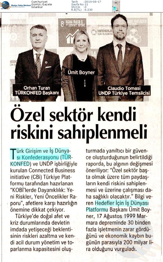 Kobilerde Dayaniklilik Yeni Riskler Yeni Oncelikler Raporu Medya Yansimalari 17 Agustos 2019 - 46