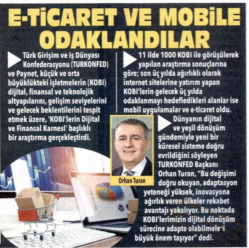 KOBİ'lerin Dijital Ve Finansal Karnesi Pandeminin Isletmelere Etkisi 1 Arastirma Raporu Basin Yansimalari 7 Nisan 2021 - 11