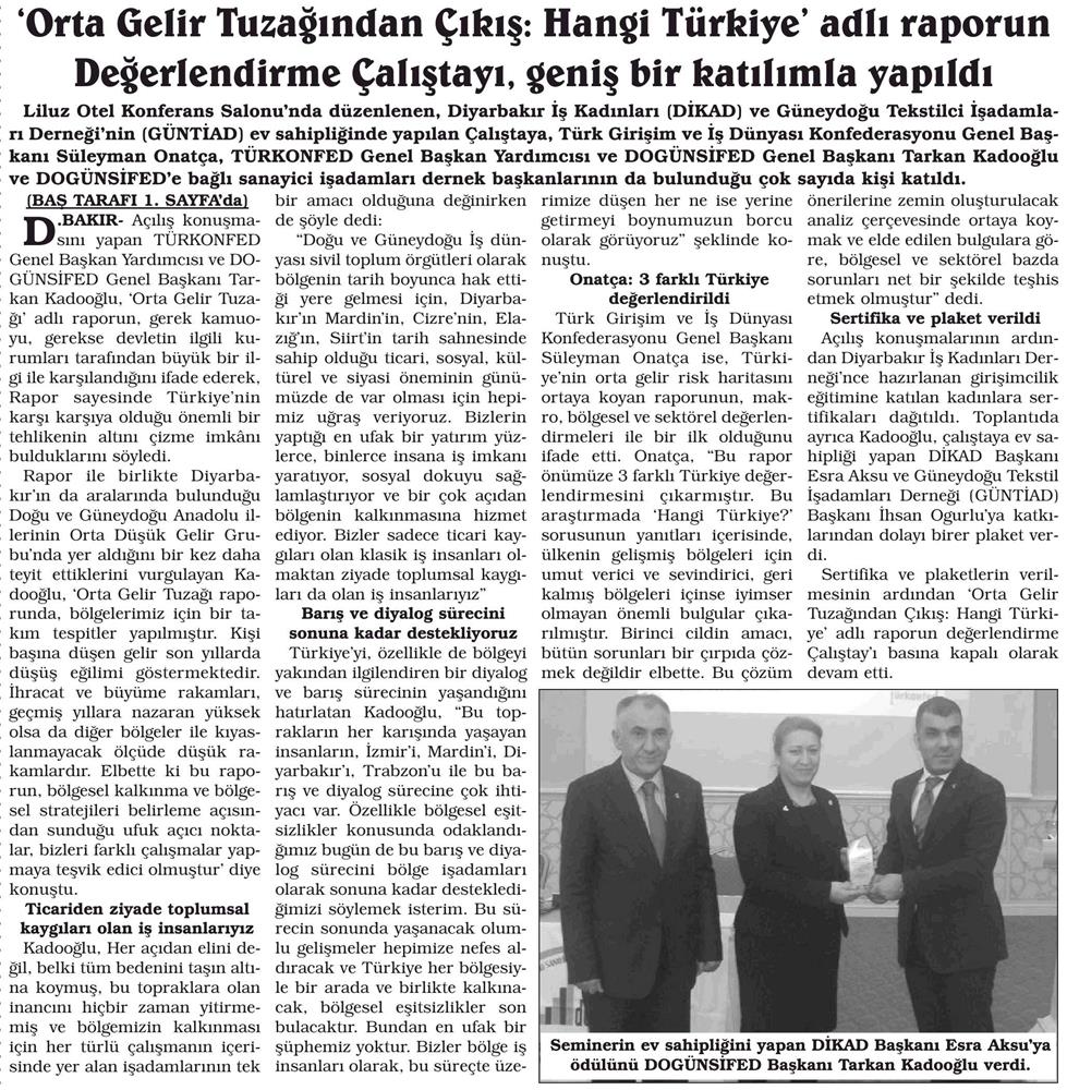 Orta Gelir Tuzagi Raporu - 16