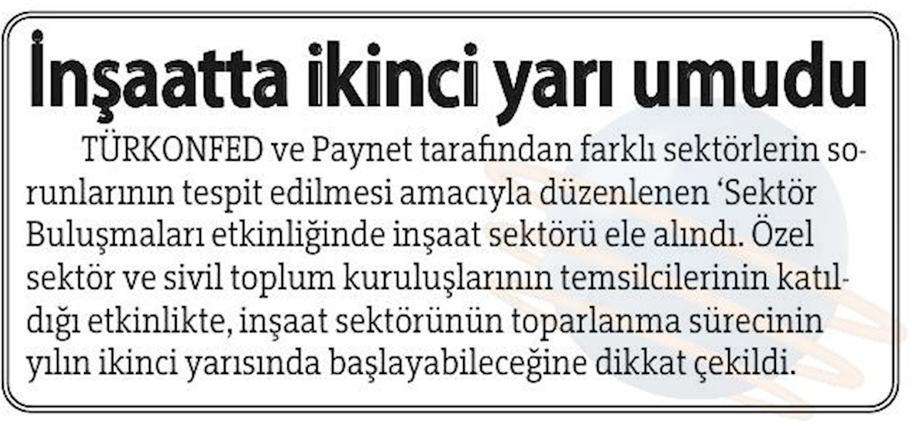 Sektor Buluşmalari Basin Yansimalari 14 Nisan 2021 - 9