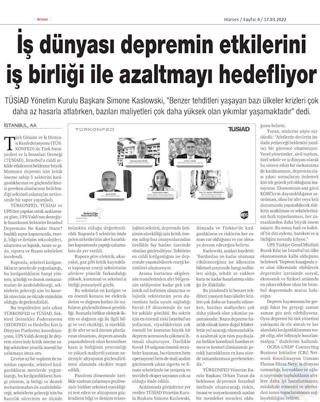 Sektorler Istanbul Depremine Ne Kadar Hazir Raporu 15 Mart 2022 - 4