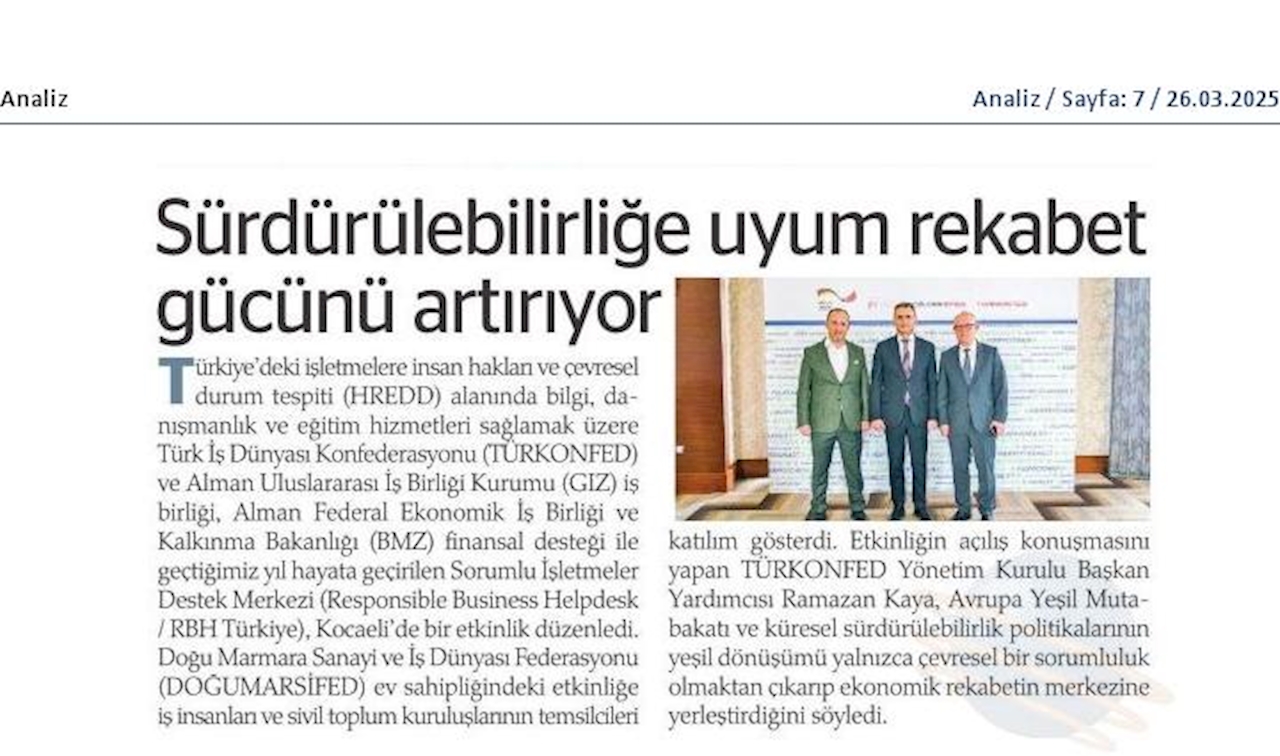 Sorumlu Isletmeler Destek Merkezi 25 Mart 2025 Kocaeli - 5