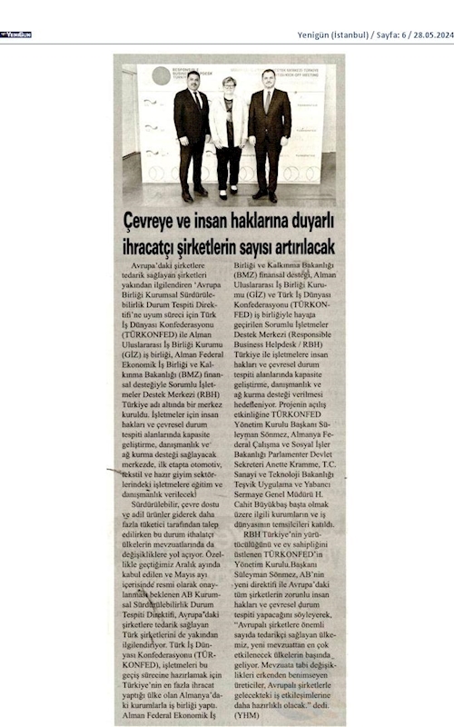 Sorumlu Isletmeler Destek Merkezi Türkiye Tanitim Toplantısı 22 Mayis 2024 Istanbul - 6