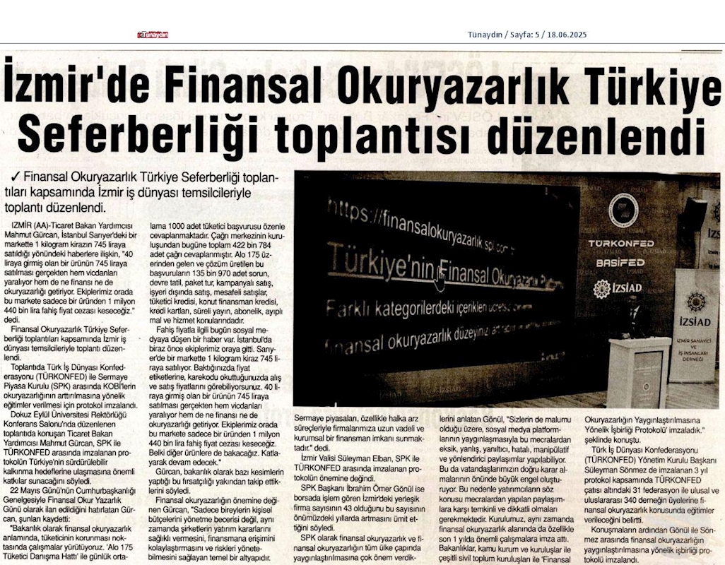 Spk Protokol Imza Toreni 17 Haziran Izmir - 23