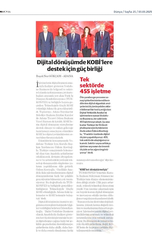 Teknolojiyle Guclu KOBİ 28 Subat 2025 Adana - 5