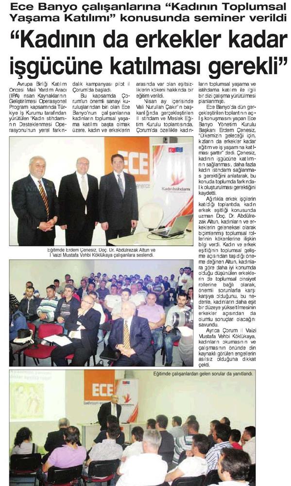 Temmuz 2012 TÜRKONFED Ve Kadin - 6