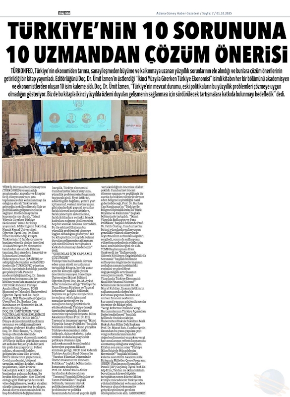 Türkiyenin 10 Sorununa 10 Uzmandan Cozum Onerisi - 1