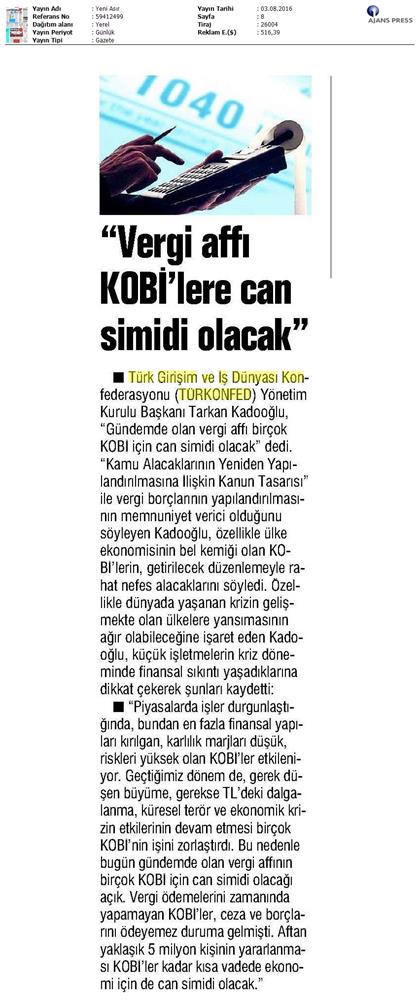 TÜRKONFED Vergi Affi Meselesi 3 Agustos 2016 - 4