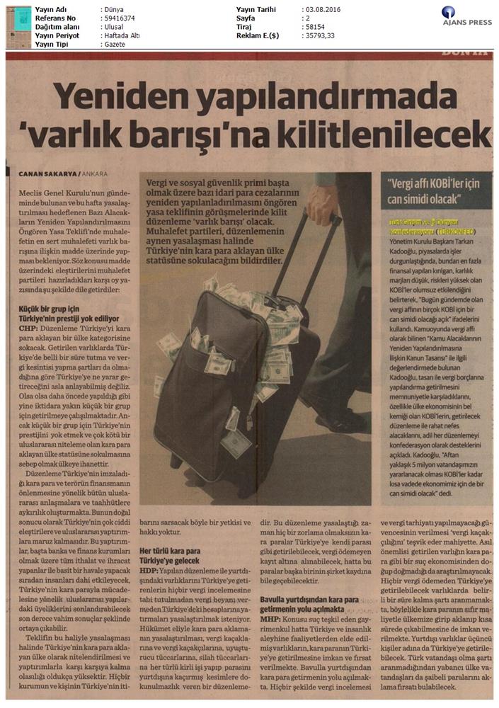 TÜRKONFED Vergi Affi Meselesi 3 Agustos 2016 - 7