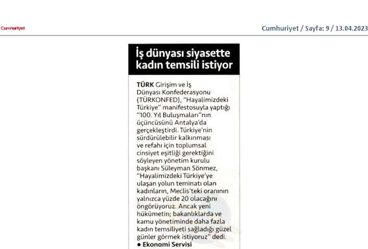 TÜRKONFED 100 Yil Buluşmalari 12 Nisan 2023 Antalya - 4