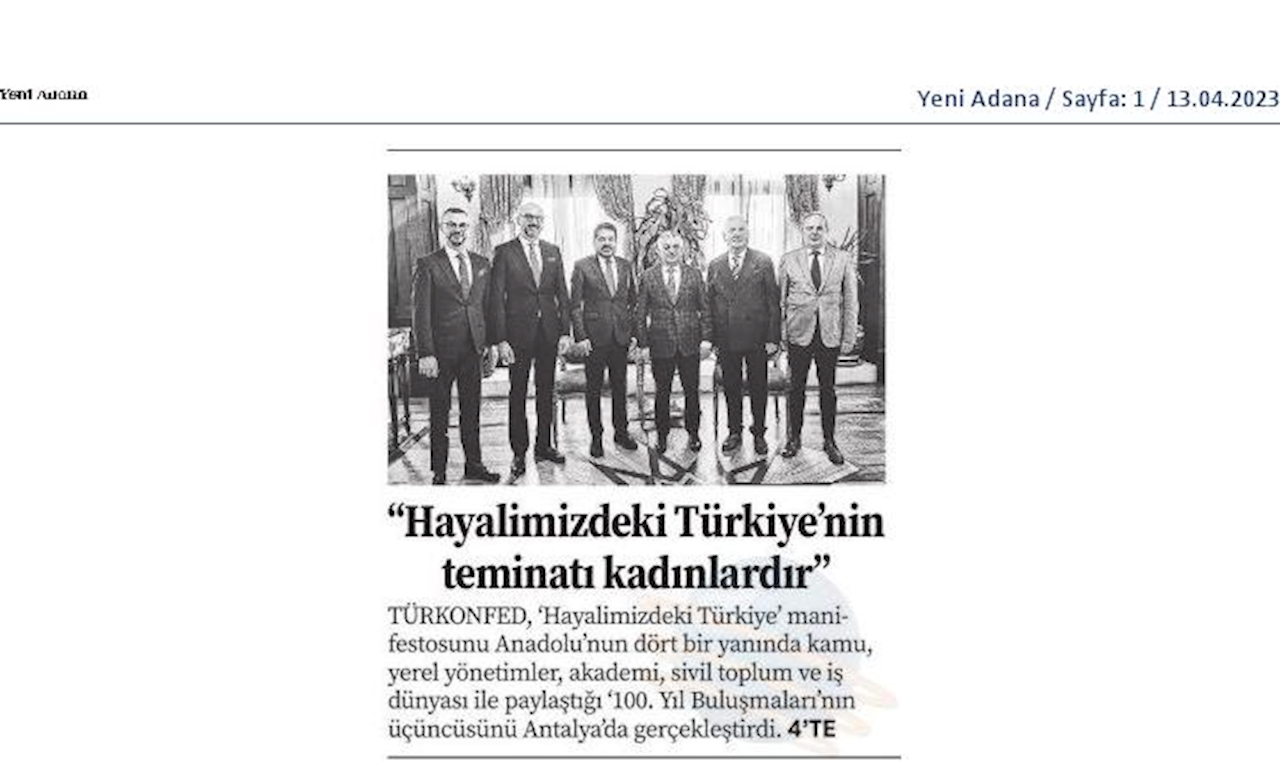 TÜRKONFED 100 Yil Buluşmalari 12 Nisan 2023 Antalya - 21