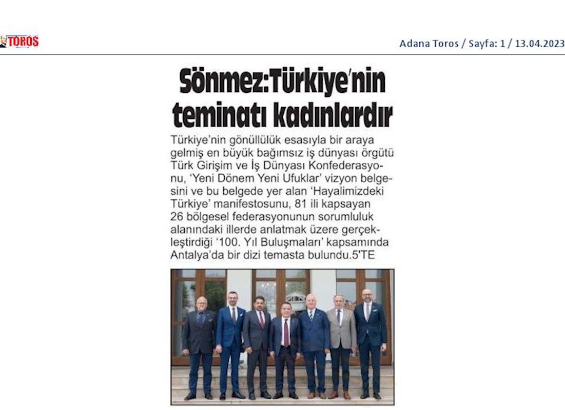 TÜRKONFED 100 Yil Buluşmalari 12 Nisan 2023 Antalya - 22