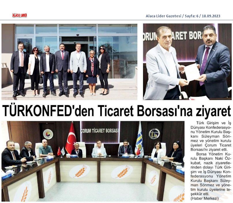 TÜRKONFED 100 Yil Buluşmalari 13 Eylul 2023 Corum - 8