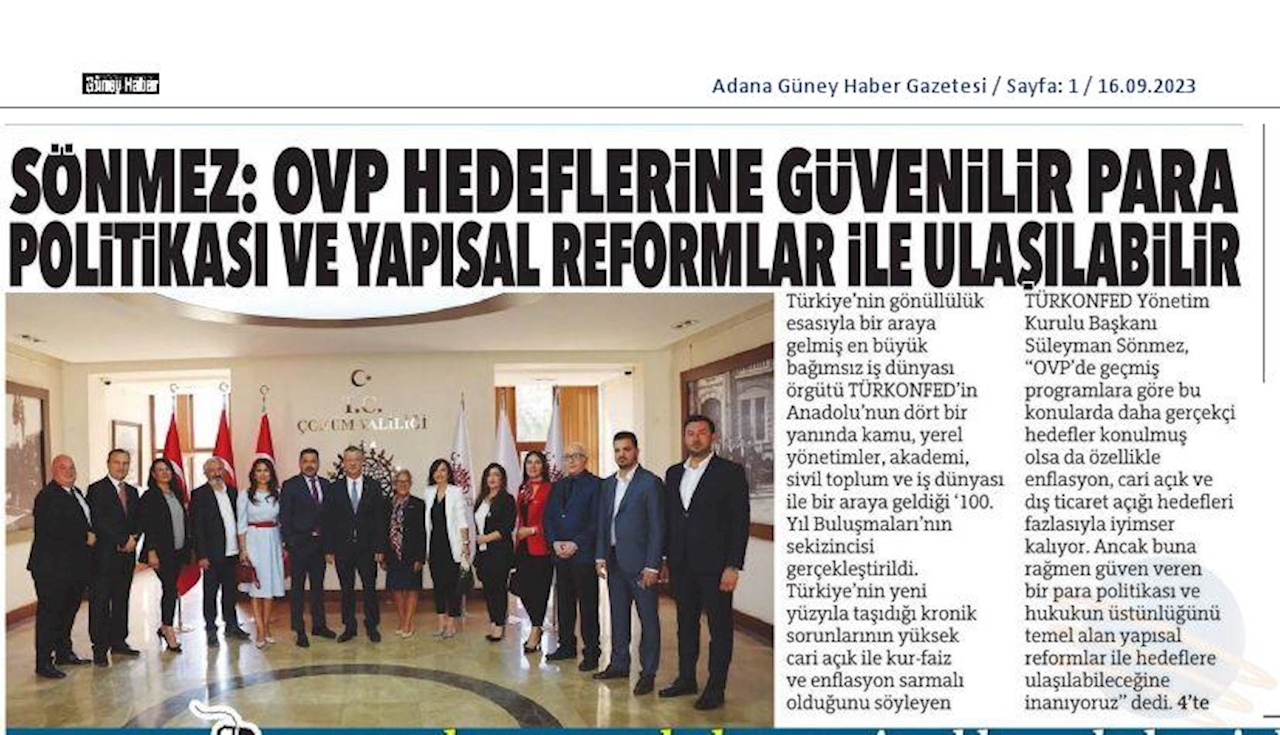 TÜRKONFED 100 Yil Buluşmalari 13 Eylul 2023 Corum - 15