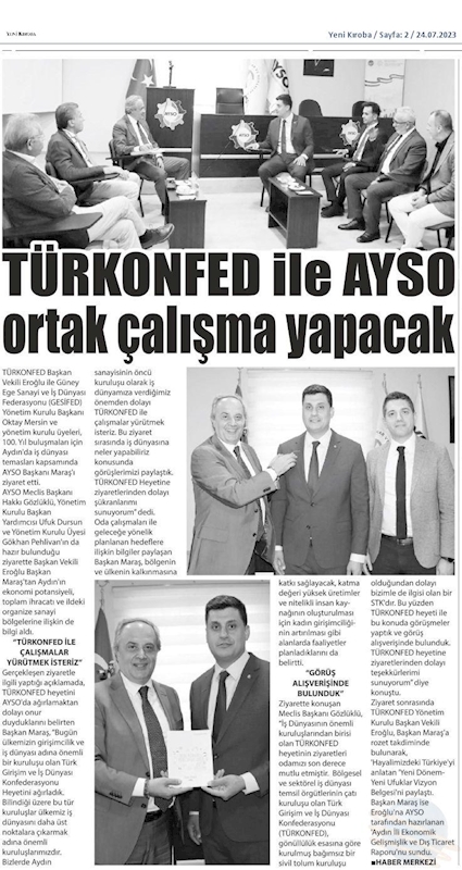 TÜRKONFED 100 Yil Buluşmalari 24 Temmuz 2023 Aydin - 2