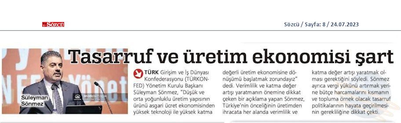 TÜRKONFED 100 Yil Buluşmalari 24 Temmuz 2023 Aydin - 21