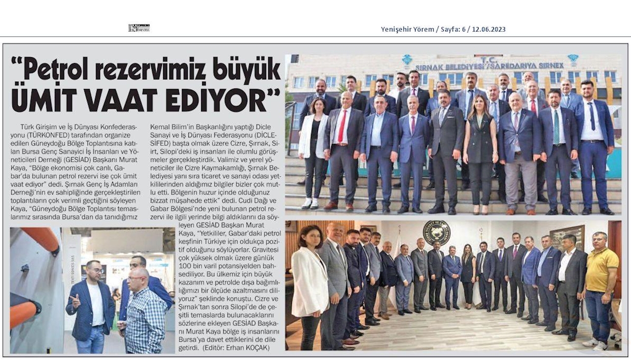 TÜRKONFED 100 Yil Buluşmalari 9 Haziran 2023 Sirnak - 20