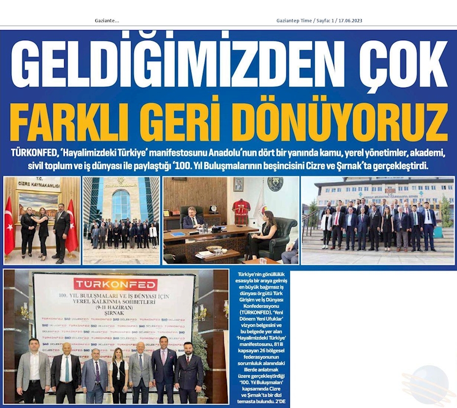 TÜRKONFED 100 Yil Buluşmalari 9 Haziran 2023 Sirnak - 33