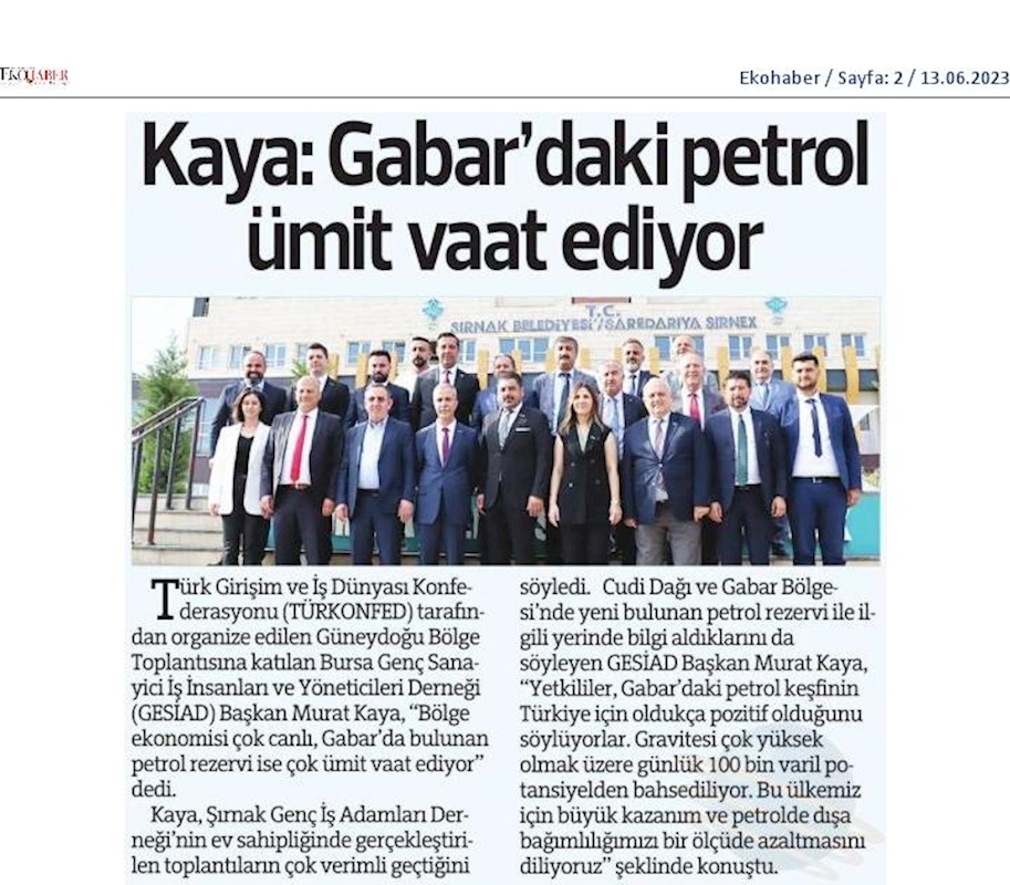 TÜRKONFED 100 Yil Buluşmalari 9 Haziran 2023 Sirnak - 35
