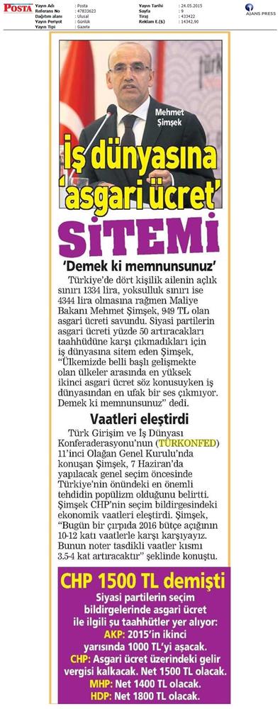 TÜRKONFED 11 Olagan Genel Kurulu Yazili Basin Yansimalari - 16