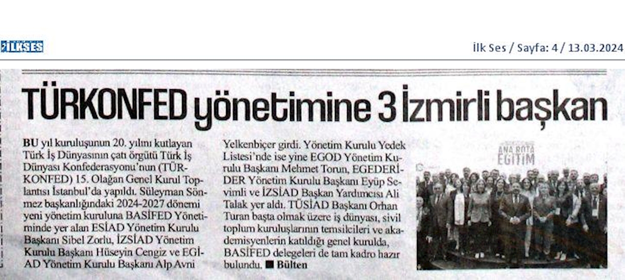 TÜRKONFED 15 Olagan Genel Kurul Toplantısı 9 Mart 2024 Istanbul - 9