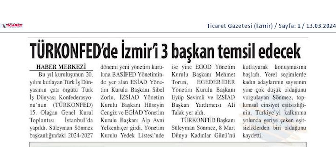 TÜRKONFED 15 Olagan Genel Kurul Toplantısı 9 Mart 2024 Istanbul - 29
