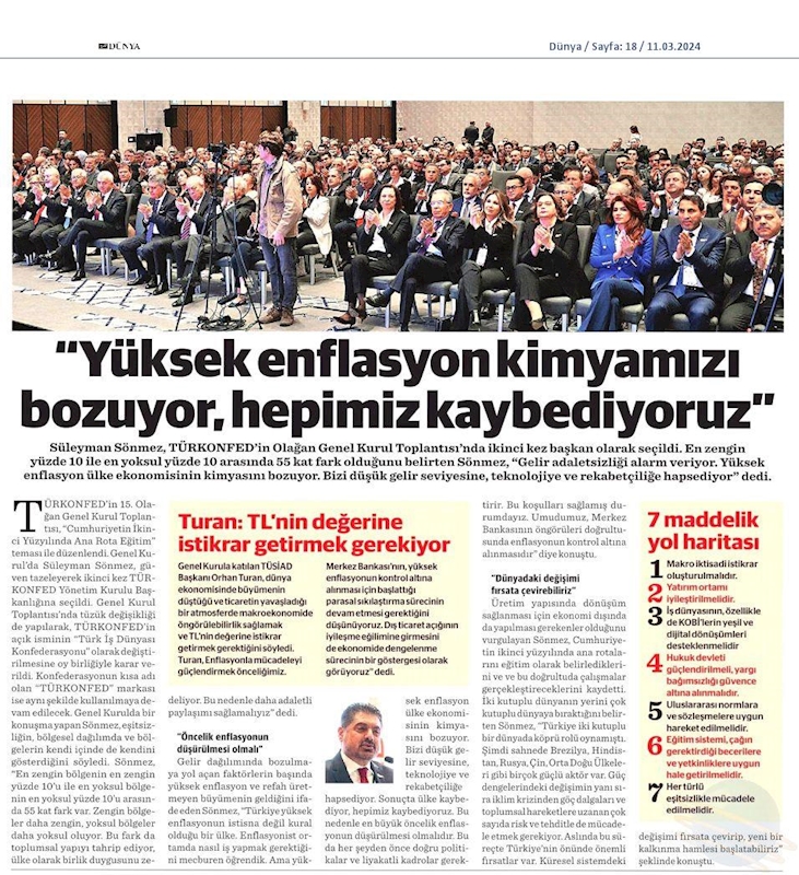 TÜRKONFED 15 Olagan Genel Kurul Toplantısı 9 Mart 2024 Istanbul - 41