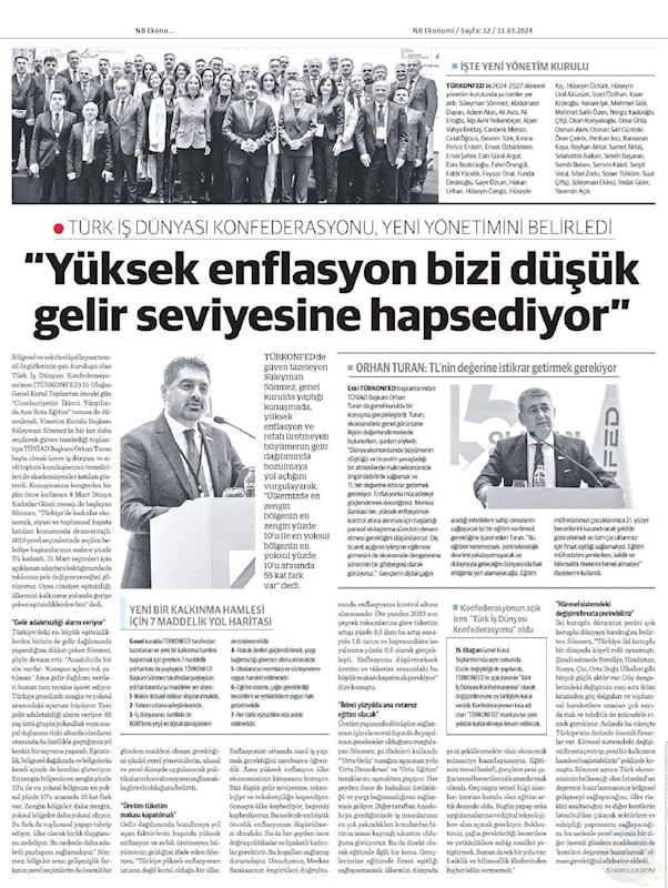 TÜRKONFED 15 Olagan Genel Kurul Toplantısı 9 Mart 2024 Istanbul - 44