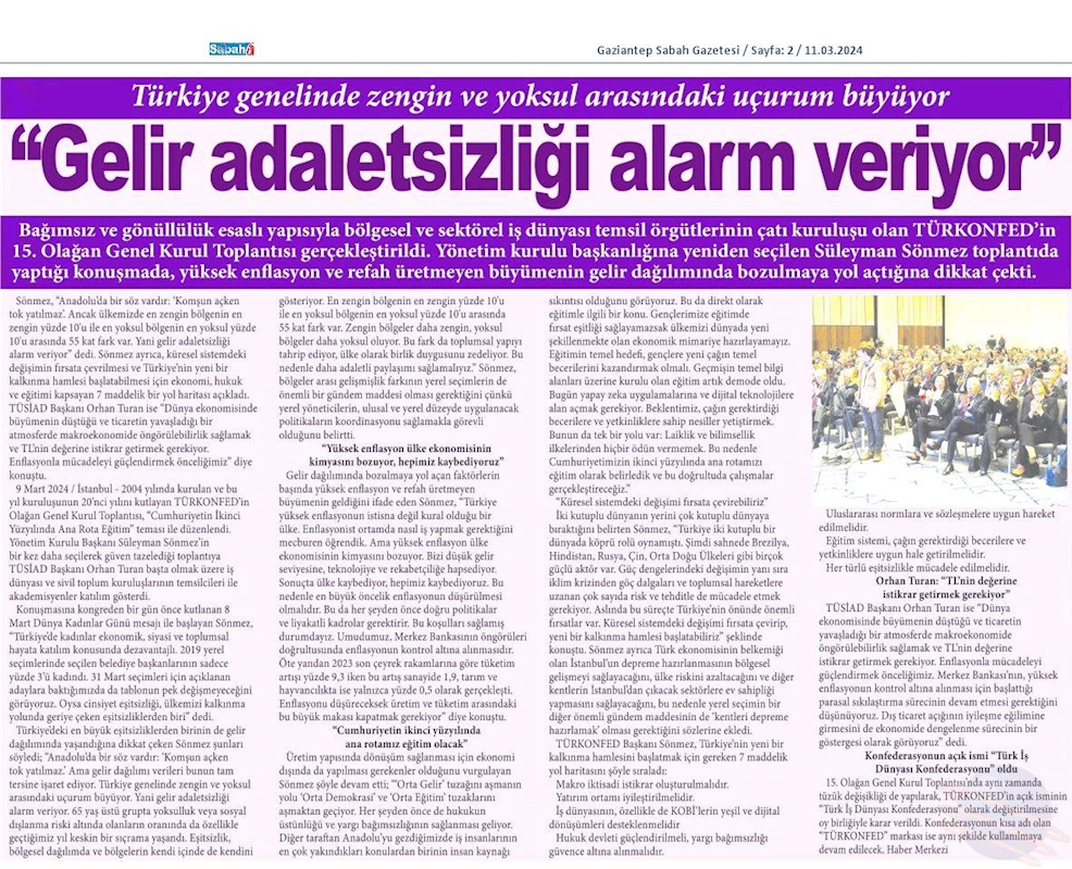 TÜRKONFED 15 Olagan Genel Kurul Toplantısı 9 Mart 2024 Istanbul - 50