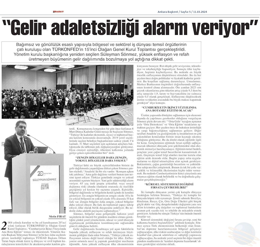 TÜRKONFED 15 Olagan Genel Kurul Toplantısı 9 Mart 2024 Istanbul - 51