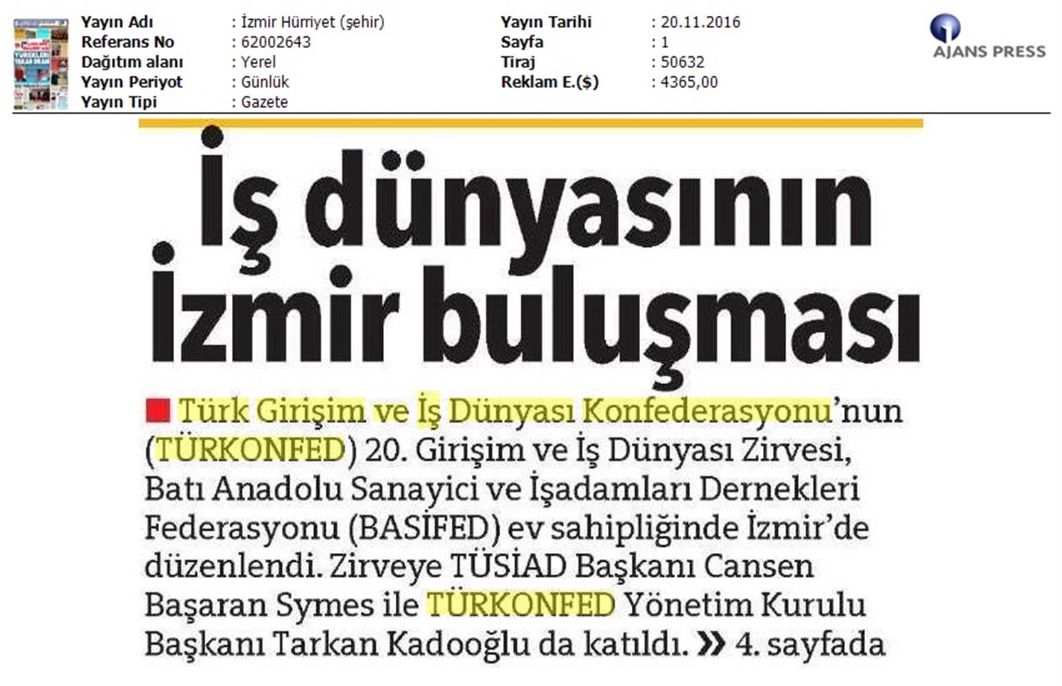 TÜRKONFED 20 Girişim Ve Is Dunyasi Zirvesi 1911206 - 3