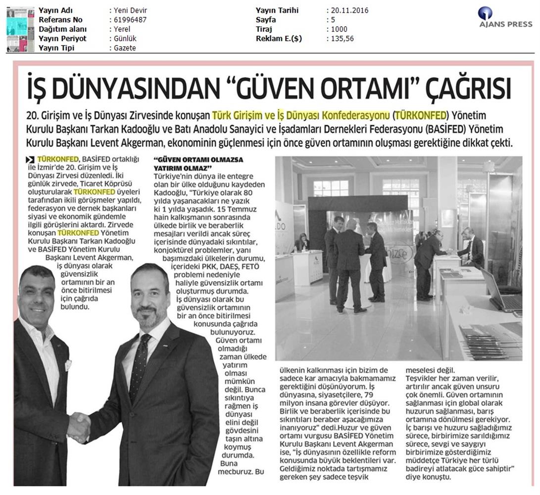 TÜRKONFED 20 Girişim Ve Is Dunyasi Zirvesi 1911206 - 22
