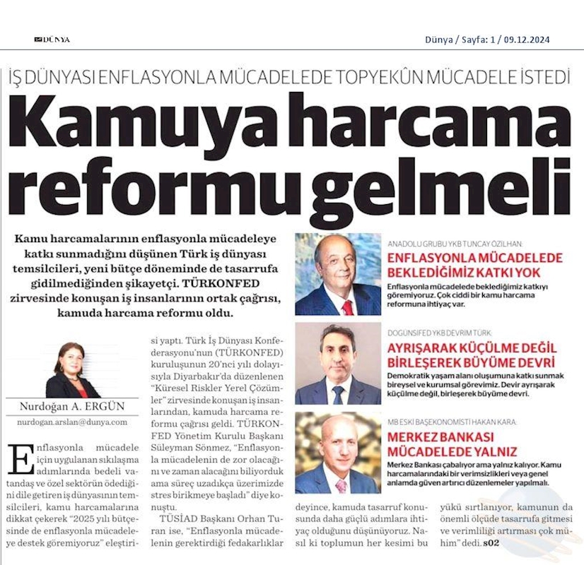 TÜRKONFED 20 Yil Zirvesi 7 Aralik 2024 Diyarbakir - 15