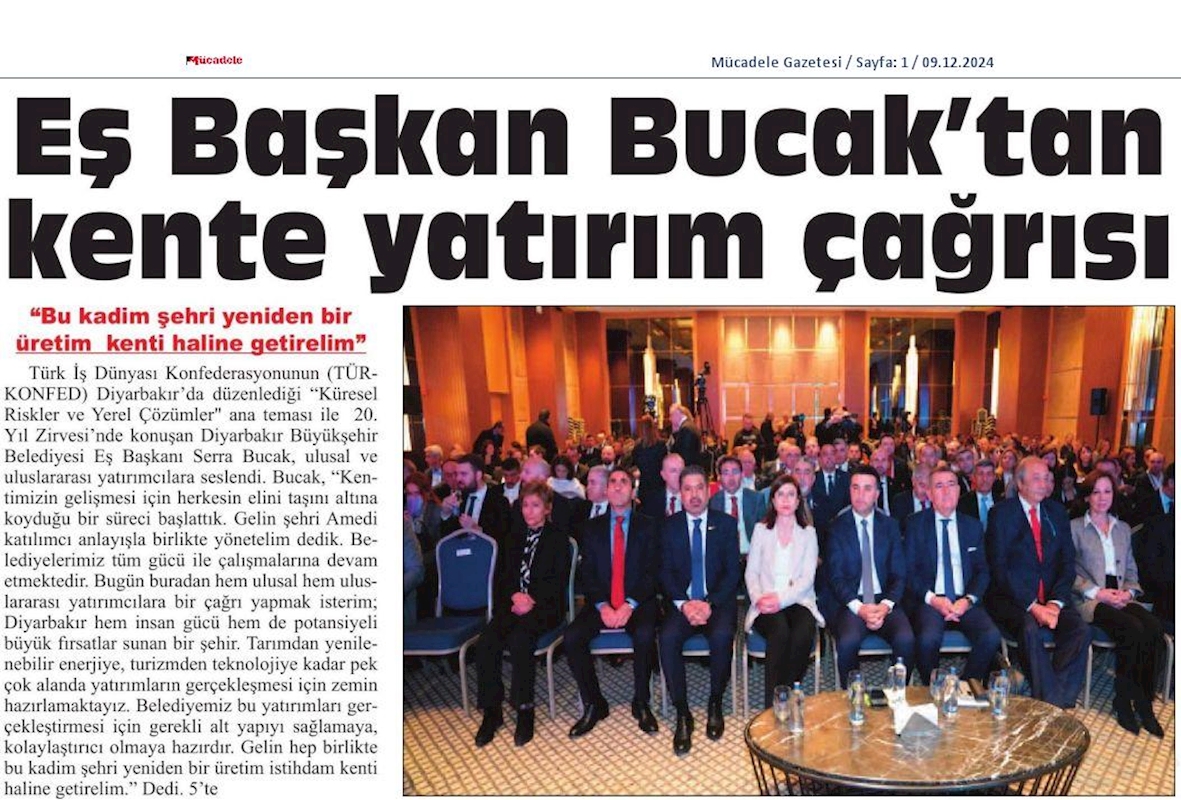 TÜRKONFED 20 Yil Zirvesi 7 Aralik 2024 Diyarbakir - 32