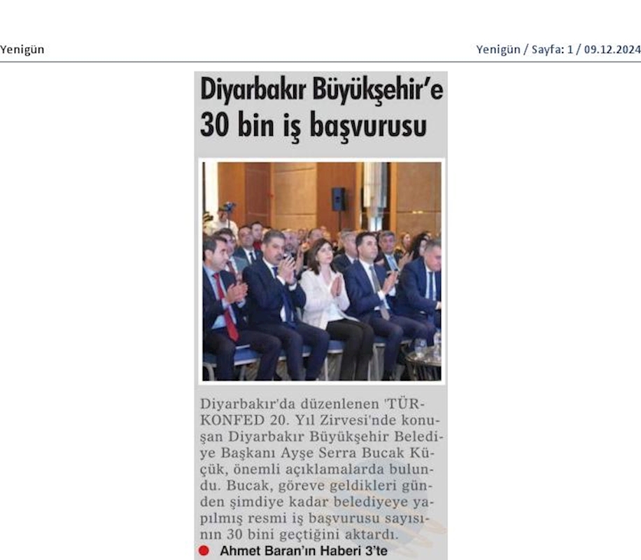 TÜRKONFED 20 Yil Zirvesi 7 Aralik 2024 Diyarbakir - 49